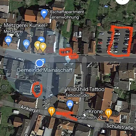 בית אירוח Grosses Apartment Aschaffenburg 4 Schlafzimmer Fuer Bis Zu 11 Gaeste Aschaffapartment Mainaschaff
