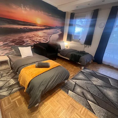 Grosses Aschaffenburg 4 Schlafzimmer Fuer Bis Zu 11 Gaeste Aschaffapartment * Mainaschaff