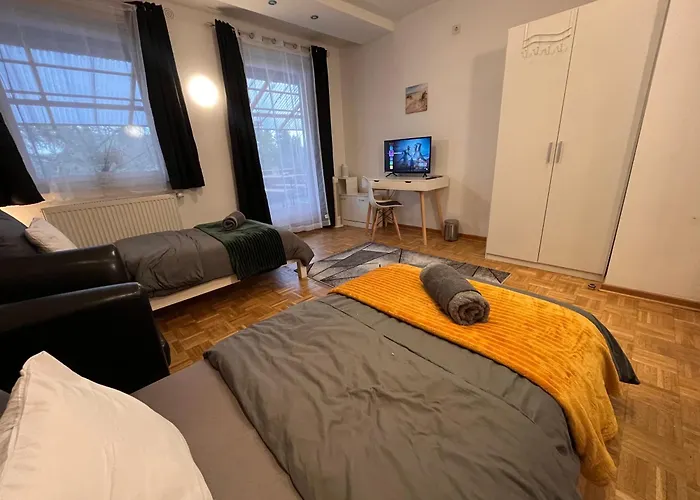 Grosses Apartment Aschaffenburg 4 Schlafzimmer Fuer Bis Zu 11 Gaeste Aschaffapartment Mainaschaff Quarto em Acomodações Particulares *