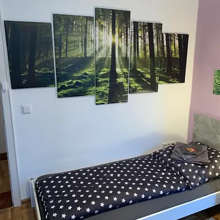 Grosses Apartment Aschaffenburg 4 Schlafzimmer Fuer Bis Zu 11 Gaeste Aschaffapartment Mainaschaff Δωμάτια σε οικογενειακή κατοικία